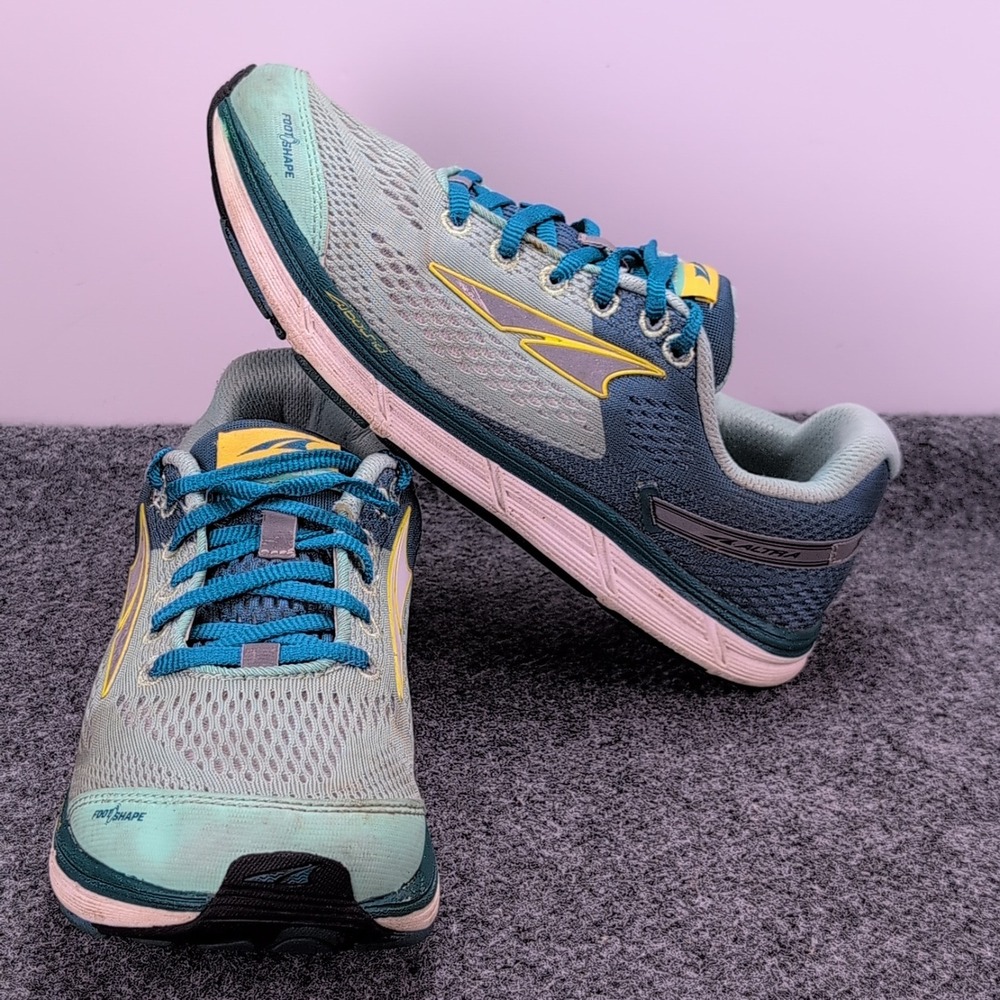 Altra Provision 3.5 Running Shoes Womens 8.5 Blue Gray Zero Drop AFW1735F-4